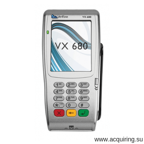 POS-терминал Verifone VX680 GPRS (сим-карта), комплект Прими Карту