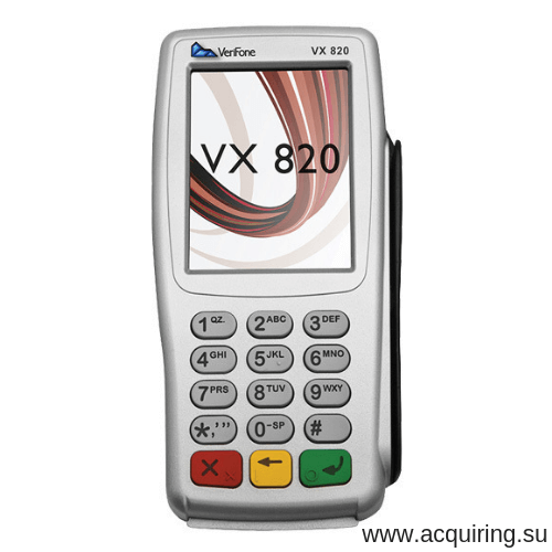 Банковский платежный терминал - пин пад Verifone VX820 под проект Прими Карту